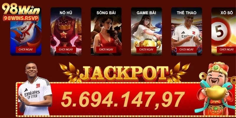 98Win 43 Khám phá kho game 98Win